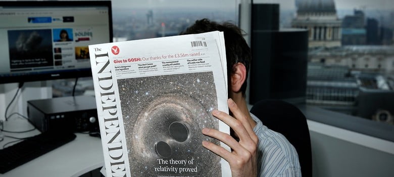 The Independent newspaper dies as it was born – in the white heat of technology