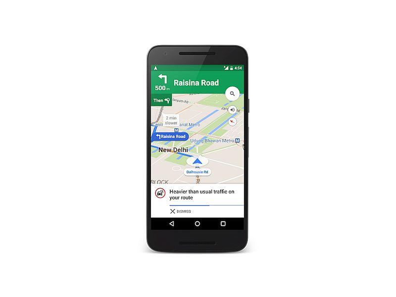 Google Maps for Android, iOS Now Offers Traffic Alerts in India