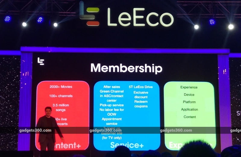 LeEco Unveils Its ‘Supertainment’ offerings in India