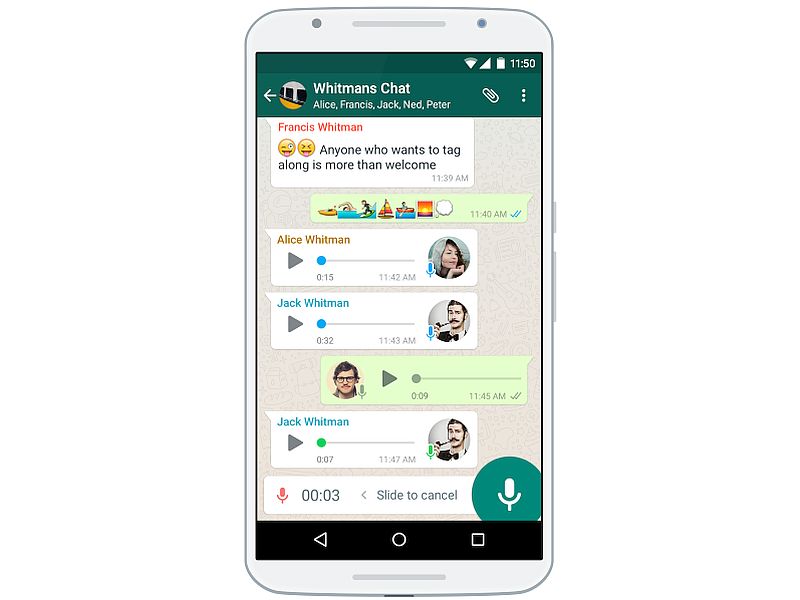 WhatsApp to feature call again, Voicemail, Zip report Sharing aid: report