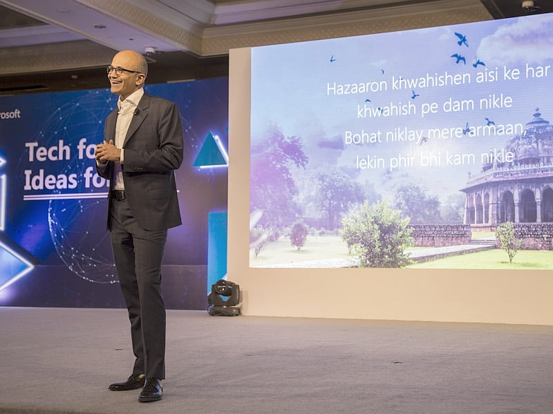 Microsoft CEO Talks approximately technology’s Transformative energy at Delhi event