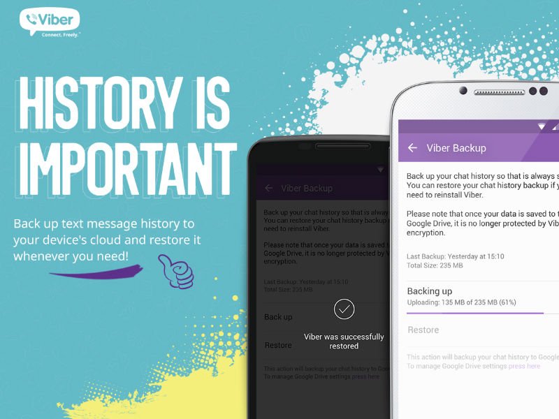 Viber gets Gif photo help, cash transfer, and Backup and repair