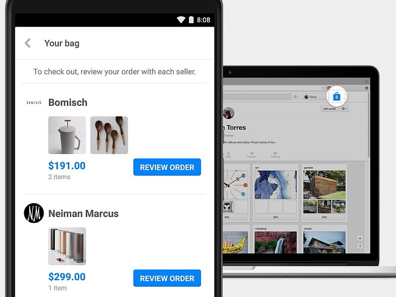 Pinterest’s Shopping Bag Creates a Single Checkout for Shopping Across Sites