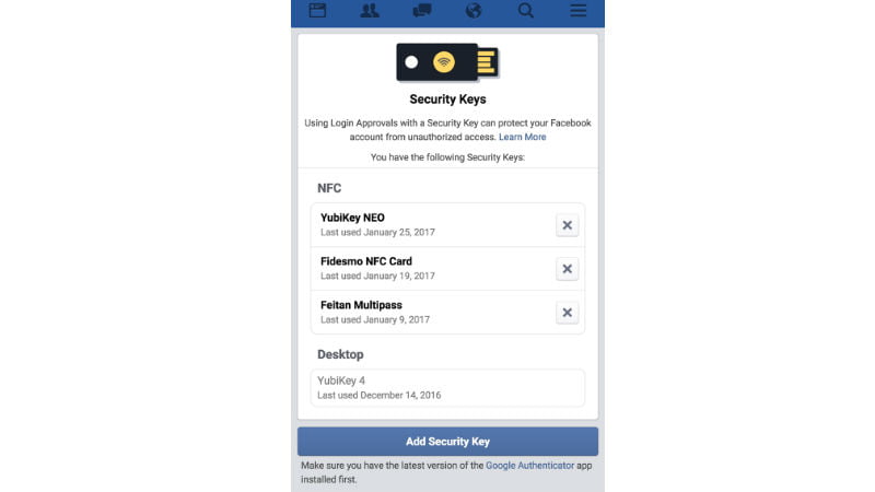 Facebook Launches NFC-Based Two Factor Authentication Process for Added Security