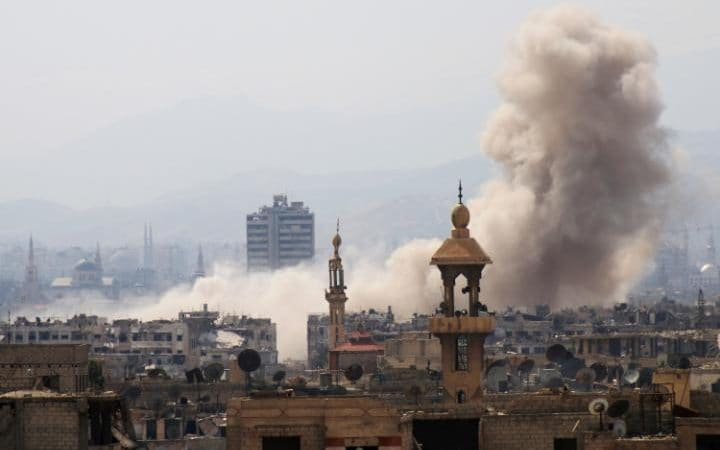 Syrian rebels launch surprise attack on Damascus Syrian rebels launch surprise attack on Damascus