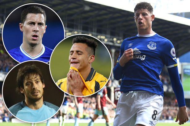 Ross Barkley has been more creative than Eden Hazard, David Silva and Alexis Sanchez this season Ross Barkley has been more creative than Eden Hazard, David Silva and Alexis Sanchez this season