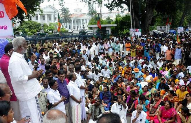 BJP siege throws life out of gear in city BJP siege throws life out of gear in city